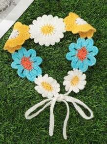 1 Băng đô hoa đan nhiều màu phong cách Bohemian - Nhiều màu - Xem 14