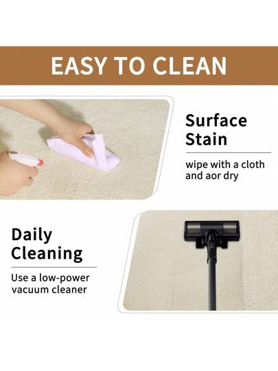 Short Pile Effen Tapijt Living Room Washable Zachte Non Slip Children's Girl Boy Bedroom Carpets Area Fluffy Mat view 5