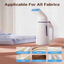 1 Máy hấp quần áo cầm tay di động, Bàn là du lịch nhỏ gọn mini, Máy hấp thẳng đứng, Chống nhăn, Hơi nước mạnh, Tự động tắt, Nhẹ & Tiện lợi, Phù hợp với nhiều loại vải, Sử dụng tại nhà & khi đi du lịch, Phích cắm EU (220-240V) - Phích cắm loại C của EU (220-240V) - Xem 8