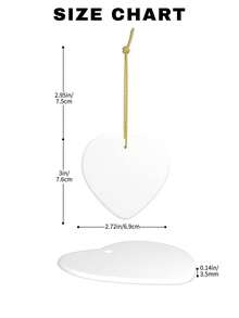 1 món quà Giáng sinh được cá nhân hóa Đồ trang trí có ảnh văn bản, hai mặt cùng thiết kế, đồ trang trí văn bản hình ảnh tùy chỉnh cho Giáng sinh, đồ trang trí hình ảnh tưởng niệm đồ trang trí bằng gốm treo Quà tặng cho Giáng sinh Mẹ Bố Bạn bè Cặp đôi Em bé Sinh nhật đầu tiên Đám cưới Đính hôn, Quà tặng Giáng sinh, Quà tặng sinh nhật, Quà tặng Valentine - Kiểu-1 - Xem 6