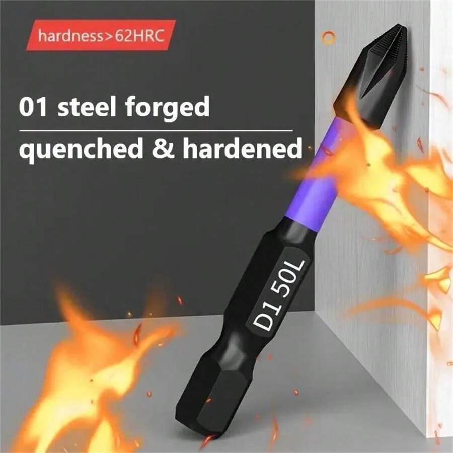 6Piece D1 Heavy Duty Metal Drill Bit Set High Hardness Non