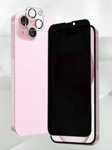 Bộ 2 miếng, gồm 1 miếng dán màn hình cường lực chống nhìn trộm và chống nhìn xuyên thấu, 1 miếng dán bảo vệ ống kính camera cường lực độ nét cao, tương thích với các thiết bị Apple, chống trầy xước, chống va đập, lớp phủ chống dầu, cảm ứng mượt mà, tương thích với các dòng máy Apple X/XR/11/12/13/14/15/16/16Plus/16Pro/16ProMax/16e/17/17 Air/17 Pro/17 Pro Max/17e. - màu đen - Xem 4