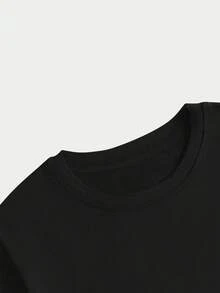 Lioness Art Printed T-Shirt Unisex Blouse Men's Fashion Comfort Casual Printed - 黑色 - 查看 6