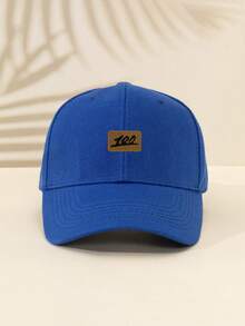 1 件男士百分拼接帽，硬顶涤纶棒球帽，时尚简约纯色四季弧形帽檐帽，满分代表自信与活力，可调节尺寸，适合日常搭配、户外休闲、节日礼物， - 能量100分 - 查看 10