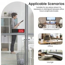 STLEKAN Do Not Disturb Welcome Please Knock Sign, Privacy Sign For Home Office Hotles Hospital Conference Room, Slider Door Sign - Multicolor - View 7