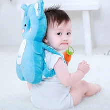 婴儿防摔枕，婴儿学步枕，旨在保护头部、颈部和背部，配有水平绑带，适合好动的婴儿，防止摔倒，妈妈不再担心，内置报警装置，按下时会发出声音，当宝宝在学步练习中摔倒时立即提醒您