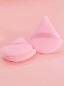 24 件/20 件/10 件/4 件 植绒粉色三角形化妆海绵，柔软蓬松，适用于面部和身体，化妆美容工具混合套装，专为轮廓、眼睛和角落区域设计，化妆海绵海绵，适合所有皮肤类型 - 粉色 - 查看 3