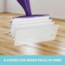 AIR U+ 30/60pcs, Microfiber Cleaning Mop Replacement Pad, Compatible With Sweeper,  Disposable Mop Pad Refills For Wet Jet Mops, Thickness And Absorbent,Flat Floor Mop Cloth, Easy To Clean, Cleaning Supplies, Back To School Supplies