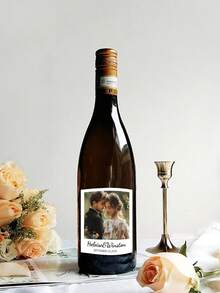 11 件定制酒瓶贴纸个性化婚礼订婚派对印刷照片派对装饰标签定制照片文字、个性化礼品、个性化装饰 - 彩色 - 查看 5