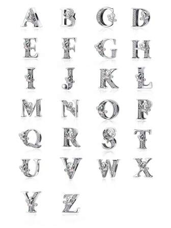 1 ชิ้น เรียบง่าย เงินสเตอร์ลิง925 ตัวอักษร ลูกบาศก์ พร้อม เพชรคิวบิกเซอร์โคเนีย & ผีเสื้อ รูปร่าง DIY ลูกปัด เหมาะสม สำหรับ ทำเครื่องประดับ