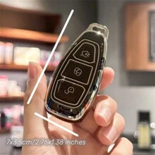 汽车钥匙扣钥匙扣套适用于福克斯 3 4 ST 蒙迪欧 MK3 MK4 嘉年华 Fusion Kuga 2013 2014 2015 2017 2018 - 彩色 - 查看 12
