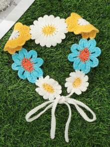 1 Băng đô hoa đan nhiều màu phong cách Bohemian - Nhiều màu - Xem 6