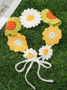 1 Băng đô hoa đan nhiều màu phong cách Bohemian - Nhiều màu - Xem 7