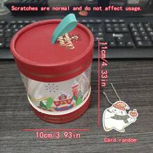 1pc Christmas Apple Box Packaging Clear Cartoon Gift Box, Christmas Eve Apple Candy Box - Multicolor - View 9