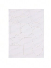 Parche geométrico de nailon adhesivo para reparar abrigos de plumas, impermeable, sin desprendimiento, alta adherencia, Día de San Valentín