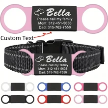 Targhetta identificativa personalizzabile in silicone per gatti e cani, con nome del animale domestico e informazioni di contatto per evitare smarrimenti, può essere appesa al collare del cane o altri accessori per animali domestici