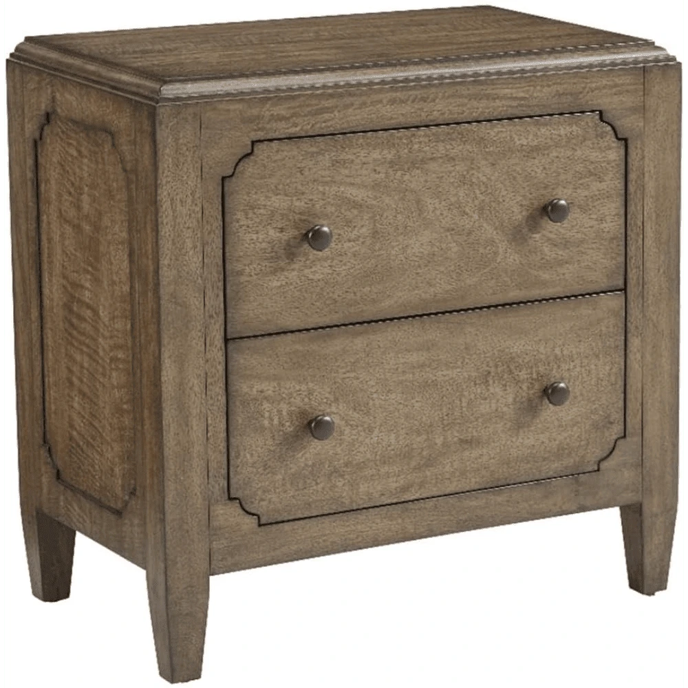 Furniture Toffee Brown Wood Nightstand - 預設 - 查看 1