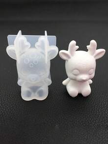 小立方体几何蜡烛模具香薰蜡烛硅胶模具 - 彩色 - 查看 9