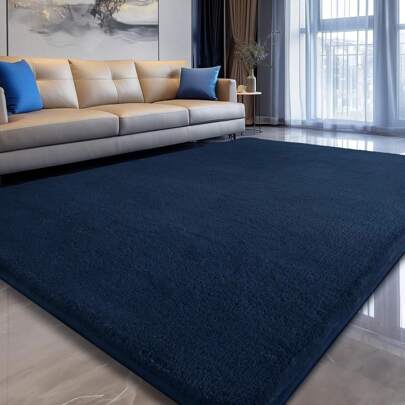 Short Pile Plain Carpet Living Room Washable Soft Non-Slip Carpet Children's Room Girl Boy Carpet Bedroom Carpet Carpets Area Short Pile Fluffy Non-Slip Mat Children's Room Carpets
