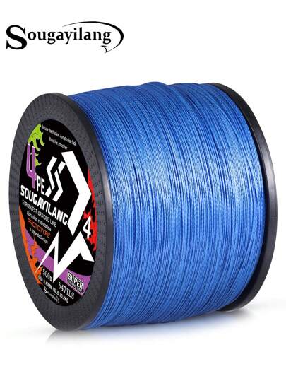 SOUGAYILANG 4 Strands Premium PE Braided Fishing Line - High-Strength, Abrasion-Resistant, And Long-Lasting Braided Line - Available In 109yds, 328yds, And 546yds Lengths