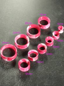 2-4 件装硅胶耳塞柔性耳道塞拉伸器扩张器双喇叭肉耳穿刺饰品男女皆宜