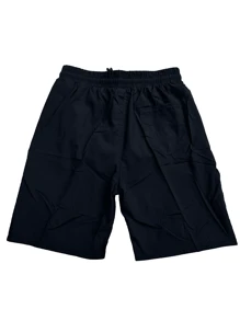 Men's Bermuda Shorts Made Of High-Elastic Ice Silk Fabric, Sweat Absorption And Quick Drying, Gym - màu đen - Xem 2