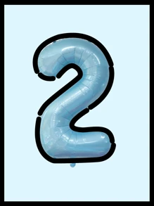 10pcs/Set 40inch (Approx. 101cm) Huge 0-9 Number Cartoon Balloons, Cartoon Balloons, Black & White Balloons, Aluminum Foil Polyester Balloons, White/Pink/Light Blue/Caramel/Cream/Cow Print Foil Balloons, For Birthday Party Decorative Balloon Props - Multicolor - View 81