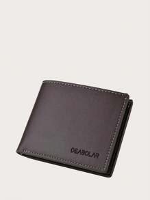 1 pieza Billetera corta para hombre, moda simple ultraligera multifunción monedero, portador de tarjetas de gran capacidad, billetera pequeña adecuada para tarjetas de identificación, tarjetas de crédito, regalos para adolescentes, casual, al aire libre, deportiva, vacaciones, viajes, graduación, accesorios de vestir de cumpleaños