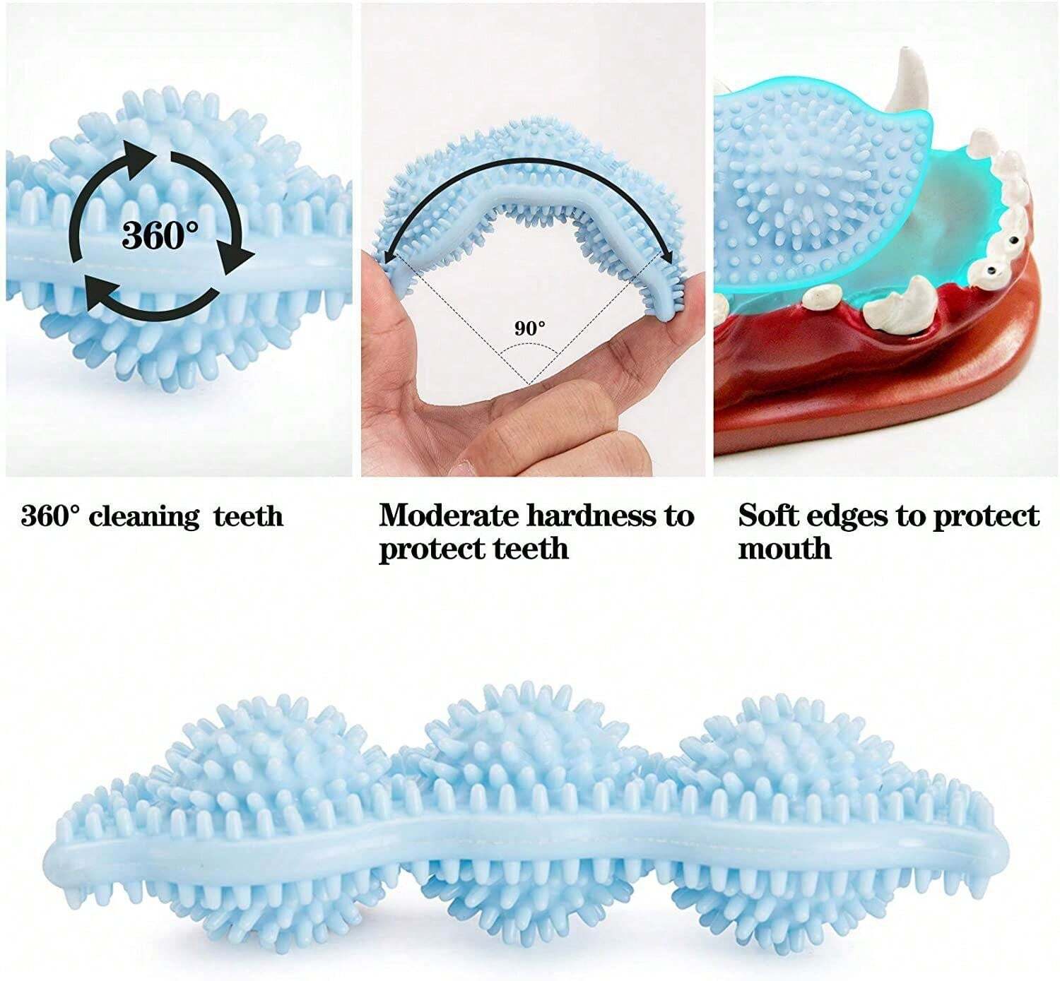 2pcs Pet Chew Toys Puppy Chew Toys For Teething Cute Dog Toy Soft