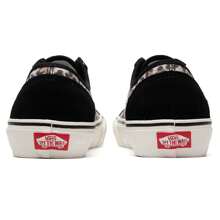 Vans 女子運動鞋復古印花休閒鞋 - 黑色/豹紋 - 查看 4