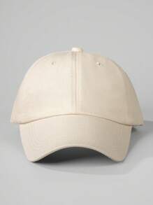 1pc Solid Color Baseball Cap,Adjustable,Sun Protection,Casual Outdoor,Suitable For Spring,Autumn,Travel,Beach Vacation, Unisex Young People Hat, Y2K Style