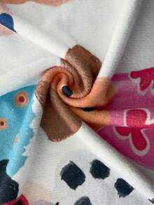 [满印] [轻薄] [毛衣] 休闲可爱小狗图案圆领长袖针织时尚轻薄毛衣 女款 秋冬