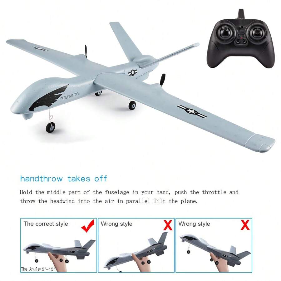 Fremego Z51 Predator Flying Model 2.4G 2CH Remote Control Airplane EPP