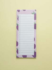 50 st/förpackning magnetiska anteckningsblock, stor inköpslista, att-göra-lista, påminnelser - stark magnetisk baksida, fruktmönster, magnetiska avrivbara självhäftande lappar, liten anteckningsbok, daglig planerare, incheckningsanteckningar, anteckningslista, uppgiftslista, bästa presenten till födelsedag, examen - Multifärgad - Visa 20