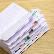 Sổ kế hoạch hàng ngày A6 2025: 155 tờ/310 trang, Chỉ mục tháng màu, Dày 0,67 inch, Thích hợp cho trường học và cuộc sống hàng ngày - A6 - Xem 6