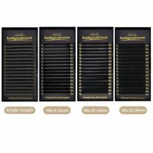 Mix 8-20mm Classic Individual Eyelashes Extension 16 Rows ,Lightweight Black Soft Natural Cashmere Individual Volume Eyelasheslash Clusters,Eyelash Clusters,Individual Eyelashes,Lashes,Fake Lashes - CC - View 10