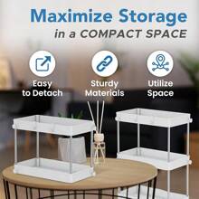 Simple 4-Tier Shelving Unit, Landing Rack With Wheels, Fits Corners And Crevices To Save Storage Space - White - View 2