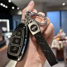 汽车钥匙扣钥匙扣套适用于福克斯 3 4 ST 蒙迪欧 MK3 MK4 嘉年华 Fusion Kuga 2013 2014 2015 2017 2018 - 彩色 - 查看 9