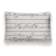 Kit Of 2 Adult Pillowcases 50cm X 70cm In Printed Mesh 100% Cotton  Brand Combed Yarn 30/1 - POSITANO - Xem 1