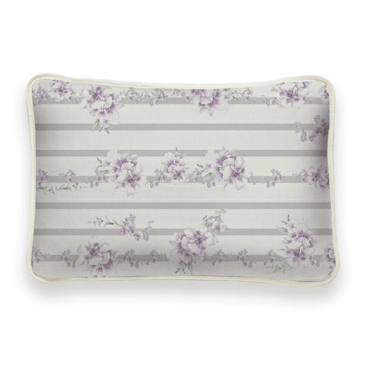 Kit Of 2 Adult Pillowcases 50cm X 70cm In Printed Mesh 100% Cotton  Brand Combed Yarn 30/1 - POSITANO - Xem 1