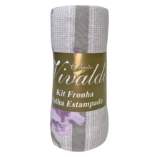 Kit Of 2 Adult Pillowcases 50cm X 70cm In Printed Mesh 100% Cotton  Brand Combed Yarn 30/1 - POSITANO - Xem 4