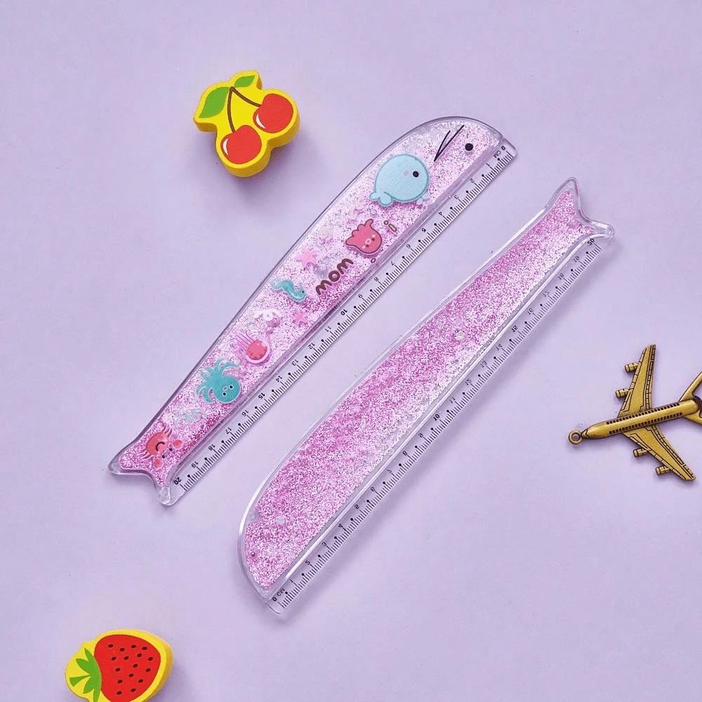 Whale Oil Quicksand Ruler 8.66in Scale School Supplies | SHEIN USA