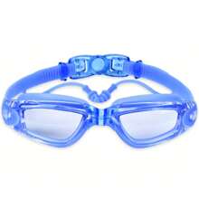 4pcs Swimming Goggles With Earplugs HD Waterproof And Anti-Fog Silicone Swimming Cap For Men And Women Large Frame Swimming Goggles Goggles Swimming Goggles, Beach Essentials, Beach Accessories, Pool Float