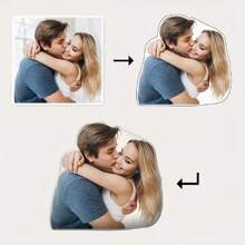 Customized Photo Throw Pillow - Personalized Family Picture, Double Sided High Definition Printing, Zippered Closure, Versatile Home Decor And Ideal Gift For Couples Washable Cute,Love,Soft Custom,Unique,Personalized Ideal Gifts For Boyfriend,Ideal Gifts For Girlfriend,Ideal Gifts For Friends,Ideal Gifts For Family,Ideal Gifts For Mom,Ideal Gifts For Dad Friends,Girlfriend,Boyfriend,Family,Mom,Dad,Son,Daughter For Birthdays,For Anniversaries Sofa,Bed,Car,Tea Room,Bedroom,Living Room