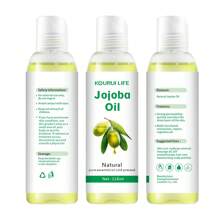 KOURUILIFE 载体油 荷荷巴油 椰子油 甜杏仁油 橄榄油 蓖麻油 摩洛哥坚果油 迷迭香油 玫瑰果油 天然身体油 保湿护肤油 冷榨基础油 118ML - 多色 - 查看 2