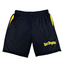 MEN'S SPORTY BASKETBALL SHORTS WITH POCKET - 薑色 - 查看 2