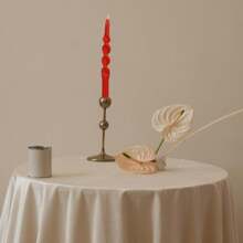 1 Box Of 4 Pcs Conical Spiral Candles, 1 Box Of 2 Pcs Coarse & Fine Spiral Long Candles, Suitable For Seasonal Festival Photography Atmosphere, Gifts, Romantic Candlelight Decor, Men/Women Gift, Outdoor Picnic Emergency Lighting, Odorless Dinner Party/Birthday/Wedding/ Candles,Room Decor,Gifts - Multicolor - View 4