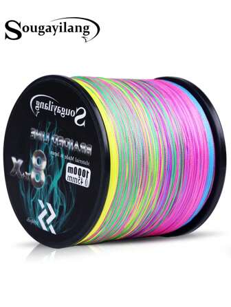 SOUGAYILANG Fishing Line New 9 Strand PE Braid Fishing Line 300/500/1000M Multi-Filament Lines Braided Fishing Line Tackle Fishing