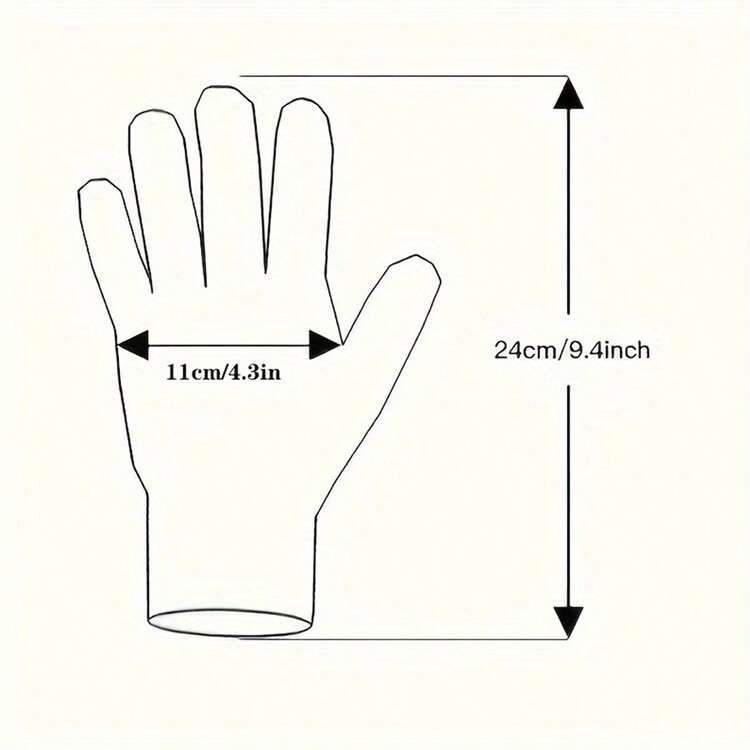 1 双冬季黑色保暖手套，弹性防风防水运动手套，加厚防滑触摸屏耐用手套，运动保暖手套，理想礼物 - 黑色 - 查看 9