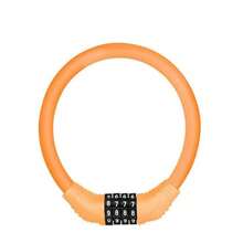 4-cyfrowa blokada roweru górskiego z hasłem, okrągła blokada, wygodna blokada hasłem